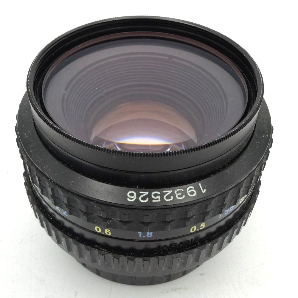 Pentax SMC Pentax-A 50mm f/2 Lens 50mm Black K-Mount Prime 1932526